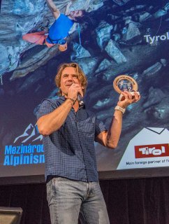 Second place in the Climber of the Year 2019 competition at the 16th International Alpinism Festival in Prague.